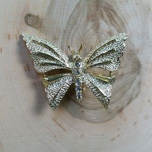 Vintage butterfly brooch pin